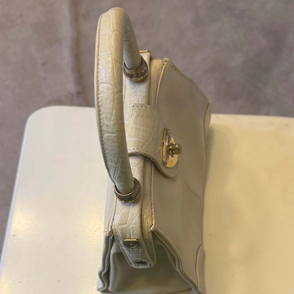 Dolce Vita Structured Cream Handbag